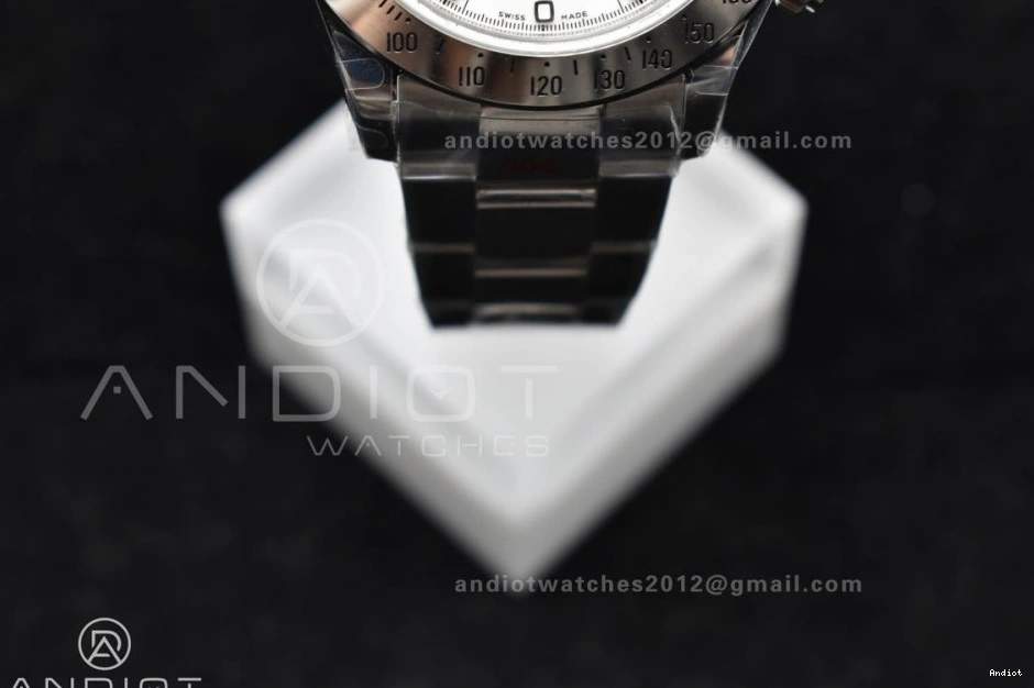 Dial 1:1 SS Daytona Best V2 White on Bracelet QF SA4130 Edition 116520 0329